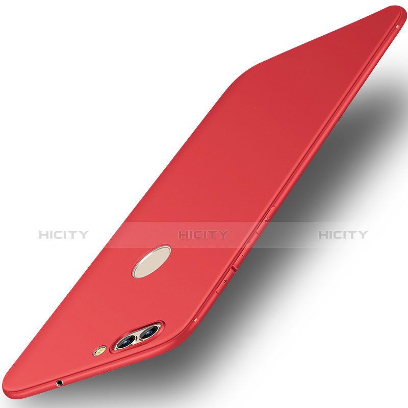 Custodia Silicone Ultra Sottile Morbida S06 per Huawei Nova 2 Plus Rosso