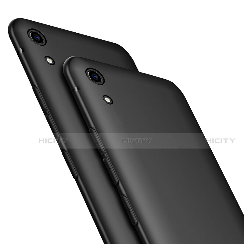 Custodia Silicone Ultra Sottile Morbida S06 per Huawei Y6 Prime (2019) Nero