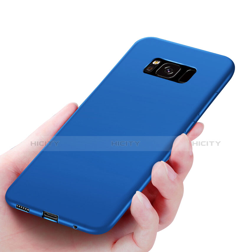 Custodia Silicone Ultra Sottile Morbida S06 per Samsung Galaxy S8 Blu