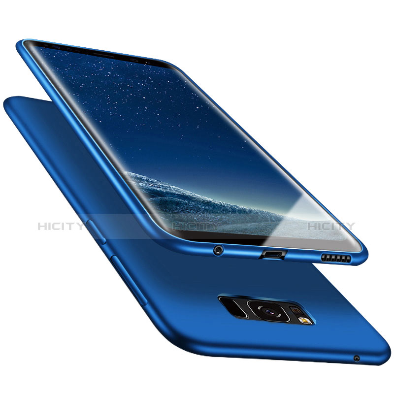 Custodia Silicone Ultra Sottile Morbida S06 per Samsung Galaxy S8 Blu