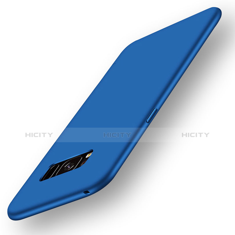 Custodia Silicone Ultra Sottile Morbida S06 per Samsung Galaxy S8 Plus Blu