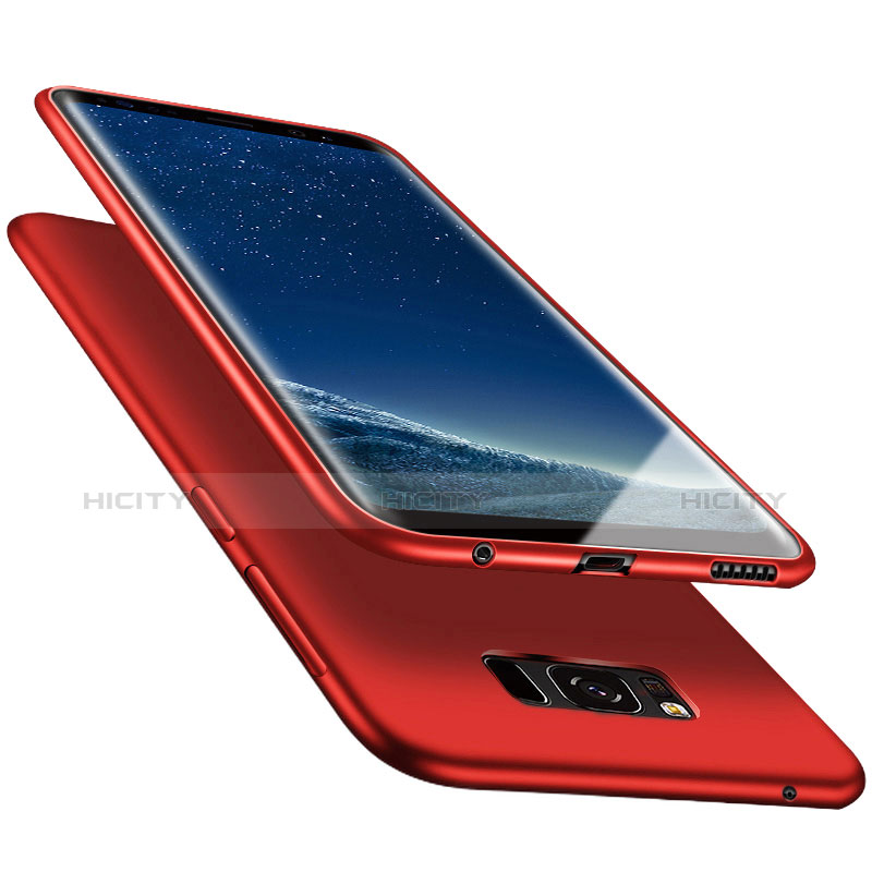 Custodia Silicone Ultra Sottile Morbida S06 per Samsung Galaxy S8 Plus Rosso