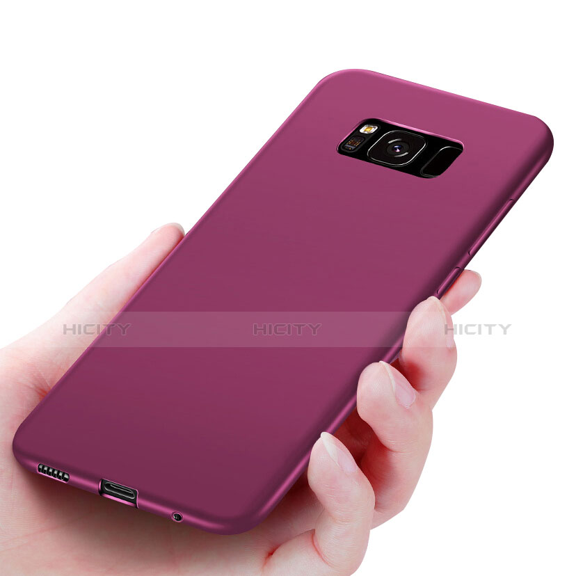 Custodia Silicone Ultra Sottile Morbida S06 per Samsung Galaxy S8 Viola