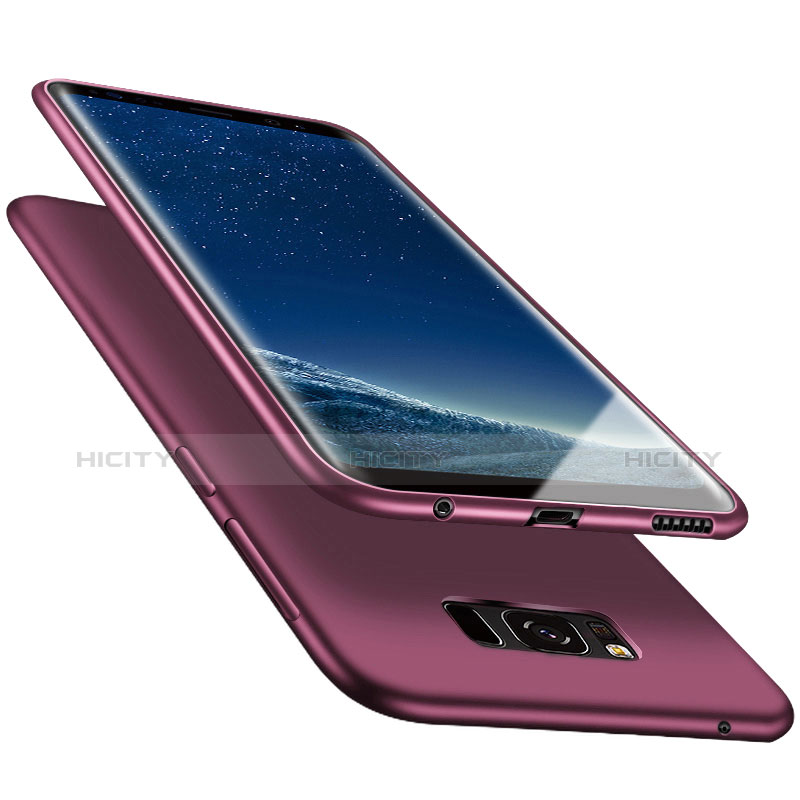 Custodia Silicone Ultra Sottile Morbida S06 per Samsung Galaxy S8 Viola