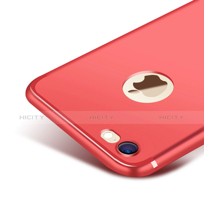 Custodia Silicone Ultra Sottile Morbida S07 per Apple iPhone 7 Rosso