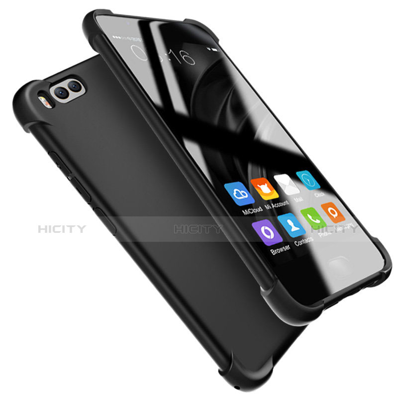 Custodia Silicone Ultra Sottile Morbida S08 per Xiaomi Mi 6 Nero