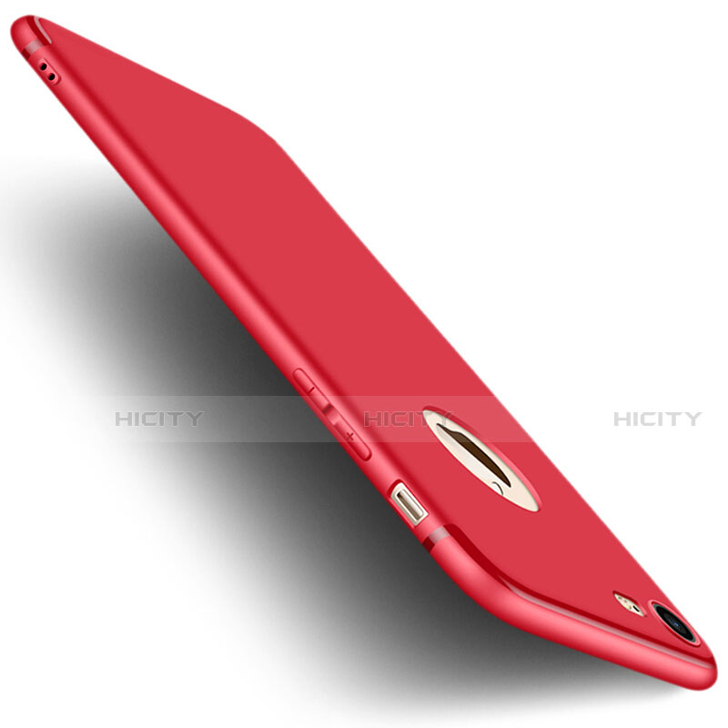 Custodia Silicone Ultra Sottile Morbida S09 per Apple iPhone SE (2020) Rosso