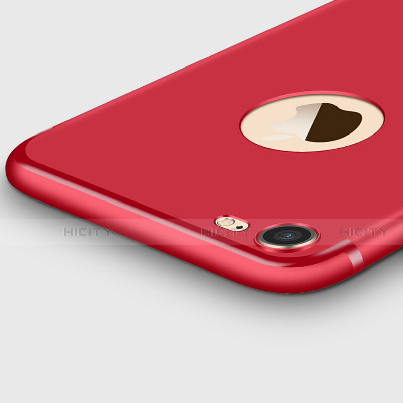Custodia Silicone Ultra Sottile Morbida S09 per Apple iPhone SE (2020) Rosso