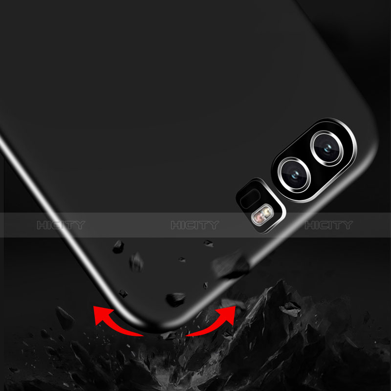 Custodia Silicone Ultra Sottile Morbida S09 per Huawei P10 Nero