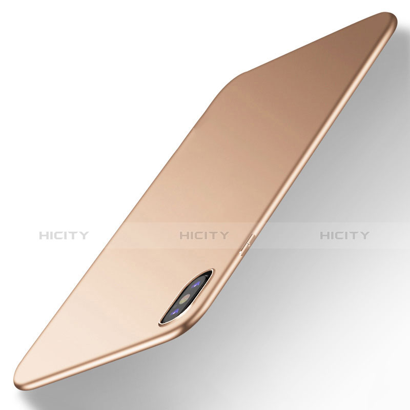 Custodia Silicone Ultra Sottile Morbida S14 per Apple iPhone Xs Oro