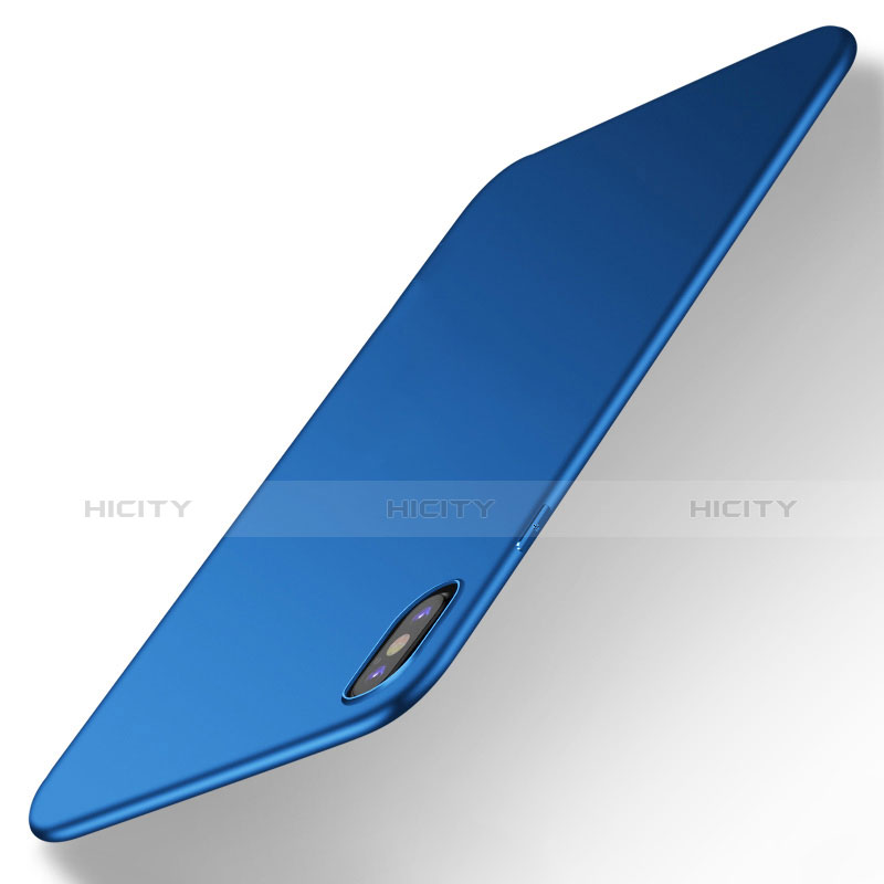 Custodia Silicone Ultra Sottile Morbida S16 per Apple iPhone X Blu