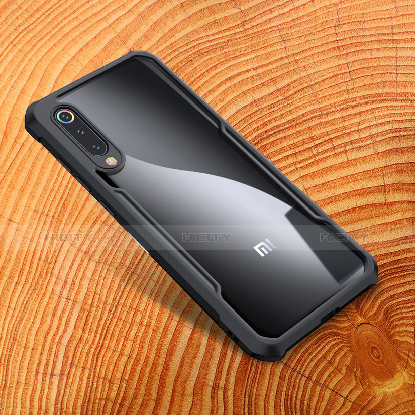 Custodia Silicone Ultra Sottile Morbida Specchio M01 per Xiaomi Mi 9 SE Nero