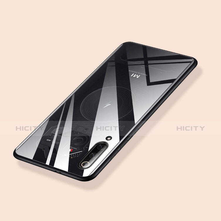 Custodia Silicone Ultra Sottile Morbida Specchio per Xiaomi Mi 9 Nero