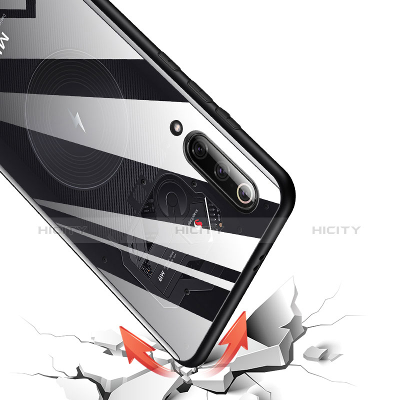 Custodia Silicone Ultra Sottile Morbida Specchio per Xiaomi Mi 9 SE Nero