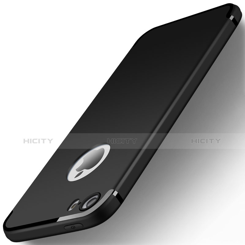 Custodia Silicone Ultra Sottile Morbida U01 per Apple iPhone 5 Nero