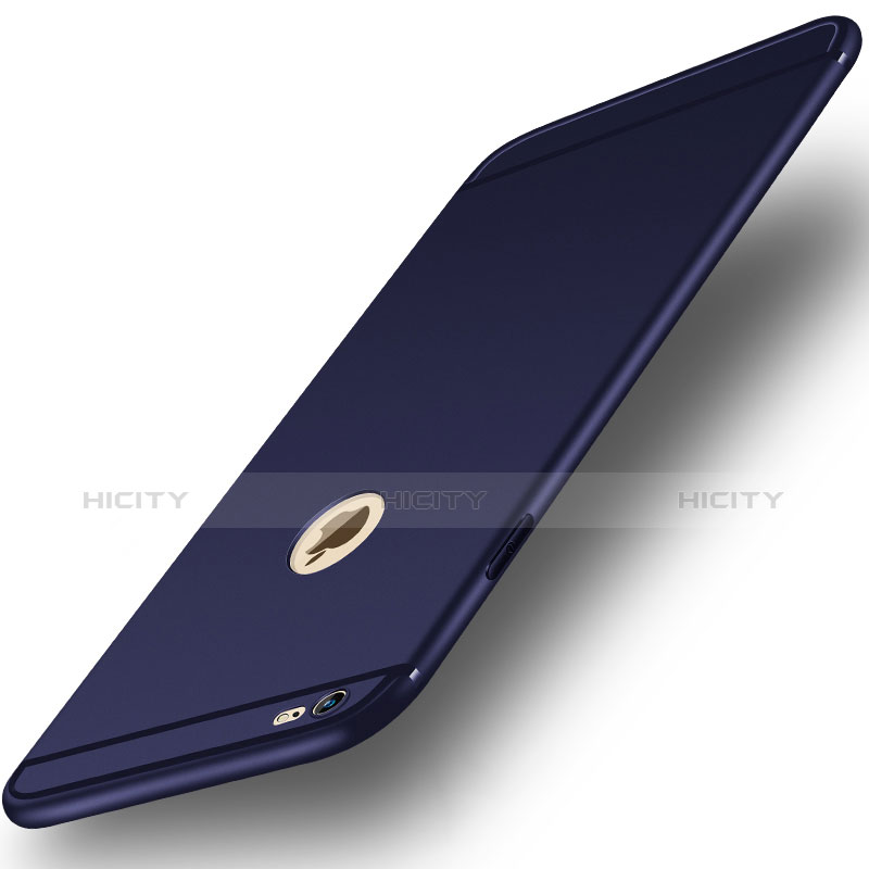Custodia Silicone Ultra Sottile Morbida U04 per Apple iPhone 6 Plus Blu