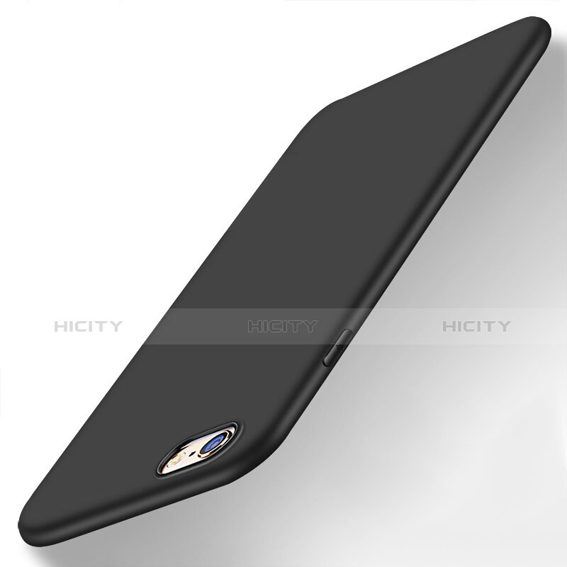 Custodia Silicone Ultra Sottile Morbida U05 per Apple iPhone 6 Plus Nero