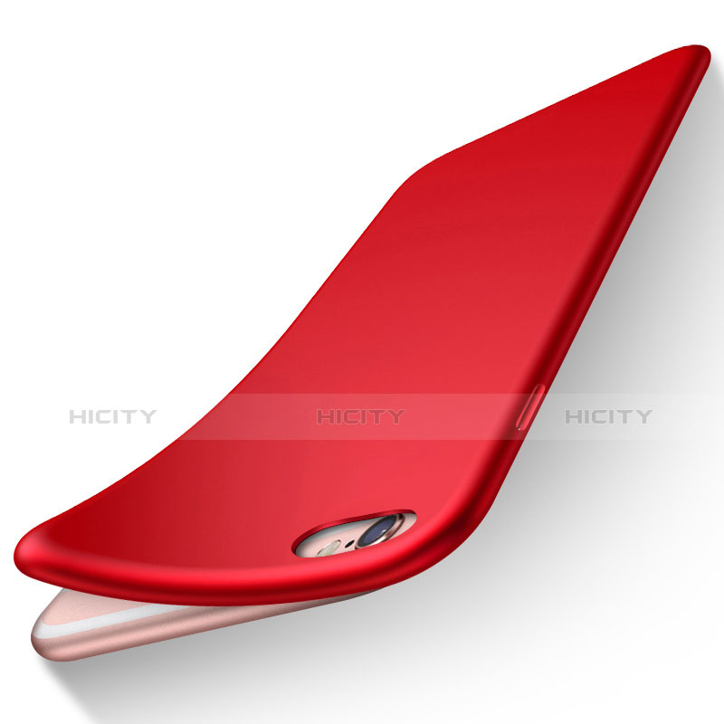 Custodia Silicone Ultra Sottile Morbida U10 per Apple iPhone 6S Rosso