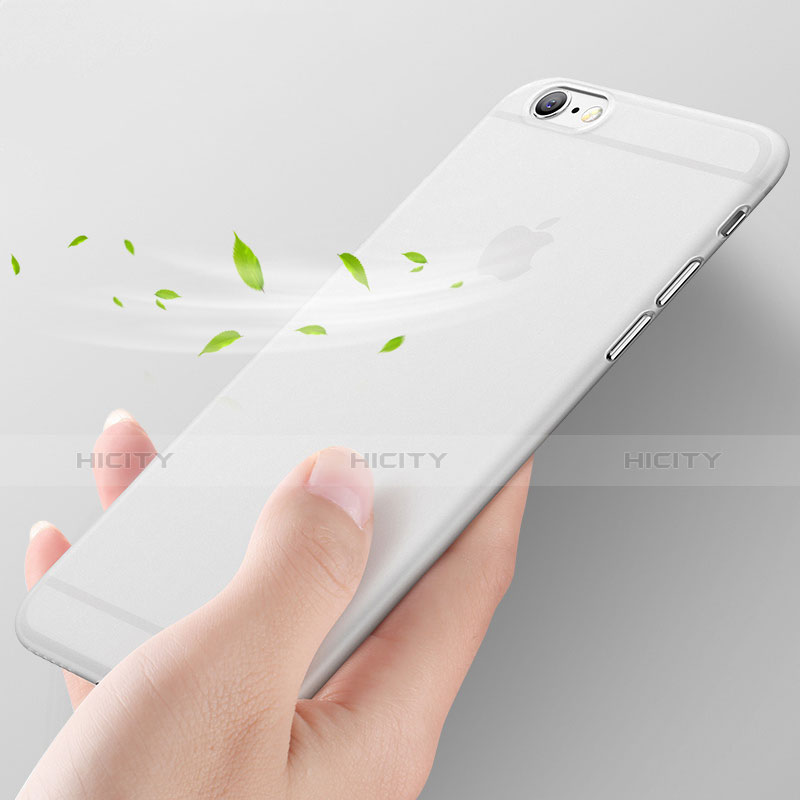 Custodia Silicone Ultra Sottile Morbida U15 per Apple iPhone 6 Bianco