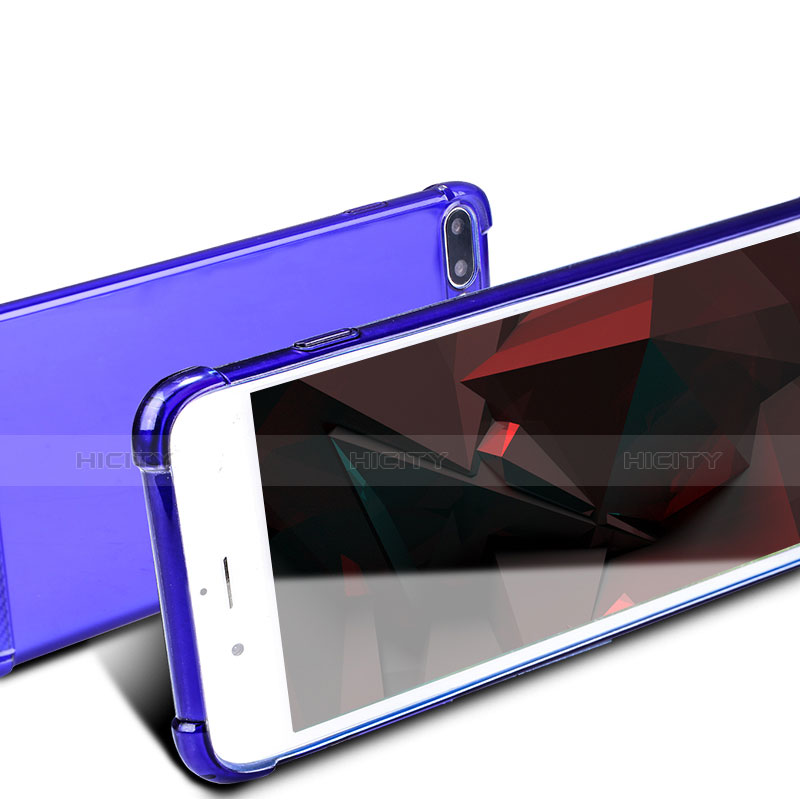 Custodia Silicone Ultra Sottile Morbida Z11 per Apple iPhone 7 Plus Blu