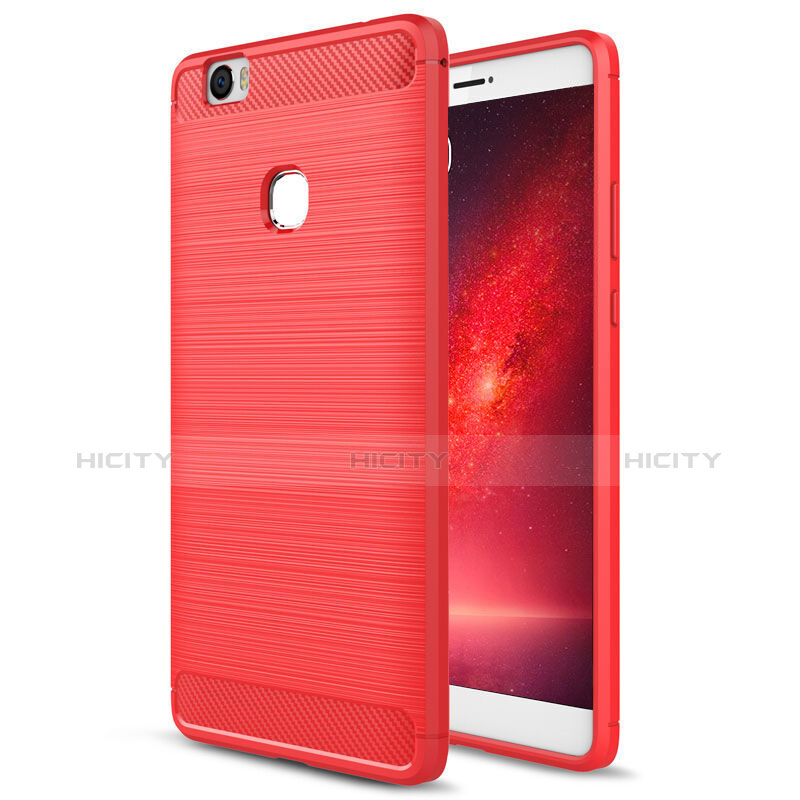 Custodia TPU Morbida Lucido per Huawei Honor Note 8 Rosso