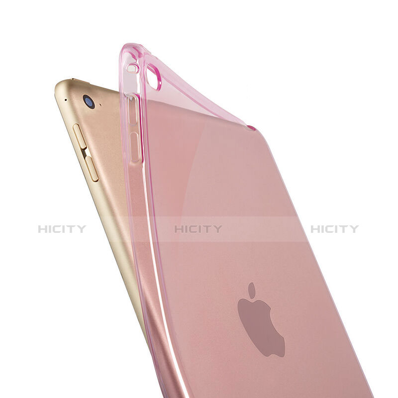 Custodia TPU Trasparente Ultra Sottile Morbida per Apple iPad Mini 4 Rosa
