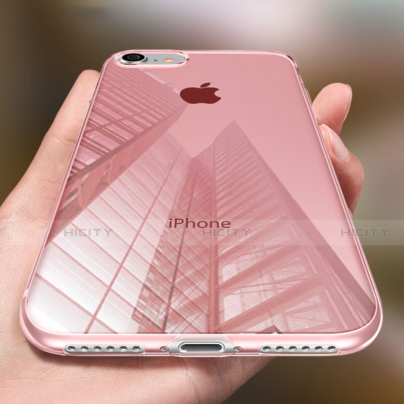 Custodia TPU Trasparente Ultra Sottile Morbida per Apple iPhone SE3 2022 Rosa