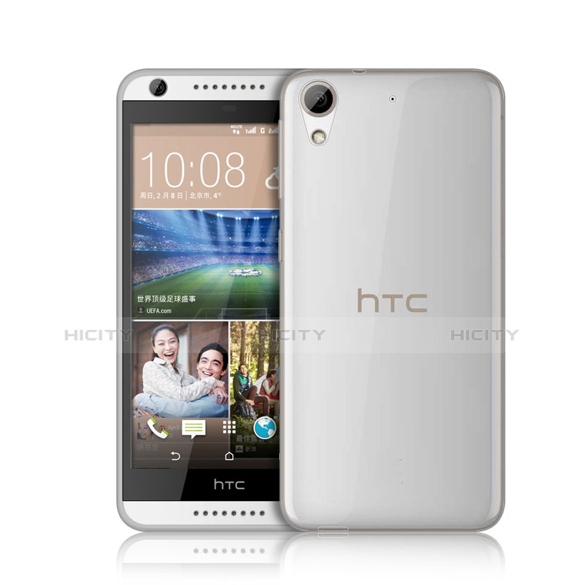 Custodia TPU Trasparente Ultra Sottile Morbida per HTC Desire 626 Bianco