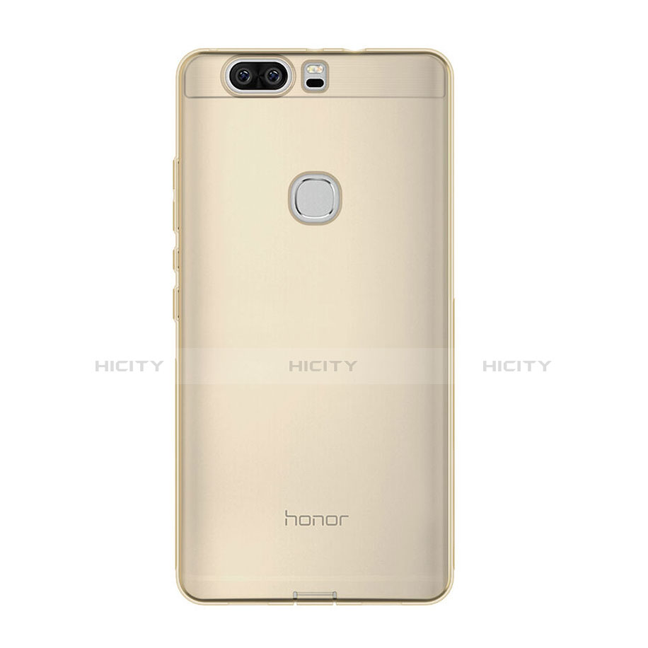 Custodia TPU Trasparente Ultra Sottile Morbida per Huawei Honor V8 Oro