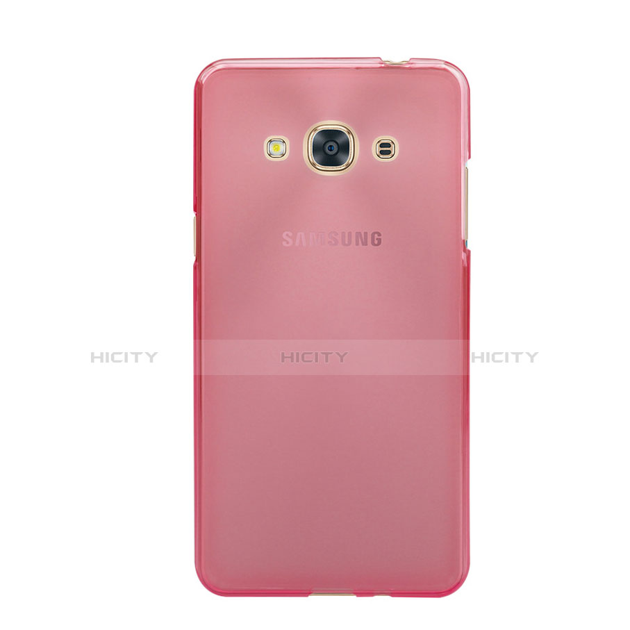 Custodia TPU Trasparente Ultra Sottile Morbida per Samsung Galaxy J3 Pro (2016) J3110 Rosa