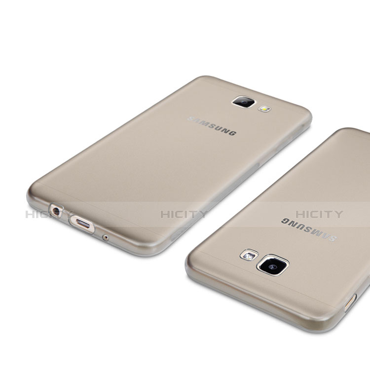 Custodia TPU Trasparente Ultra Sottile Morbida per Samsung Galaxy J5 Prime G570F Grigio