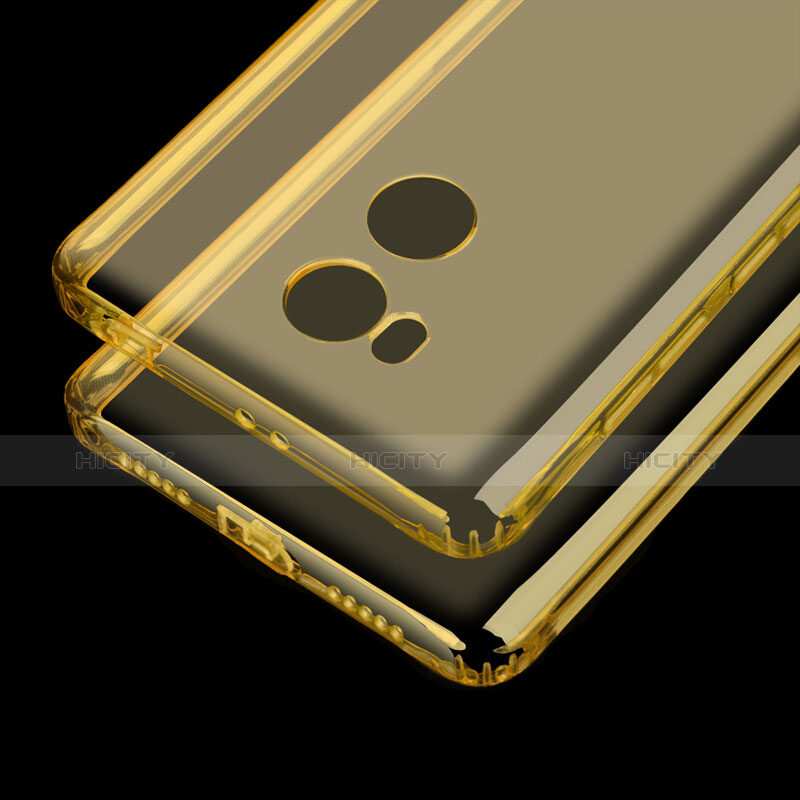 Custodia TPU Trasparente Ultra Sottile Morbida per Xiaomi Redmi 4 Prime High Edition Oro