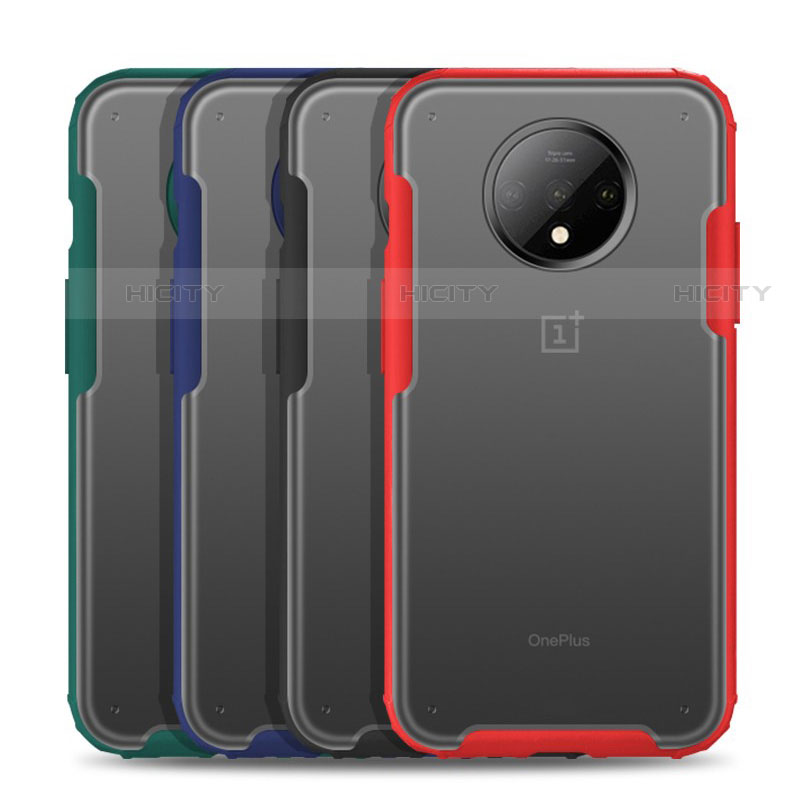 Custodia Ultra Slim Trasparente Rigida Cover Opaca per OnePlus 7T