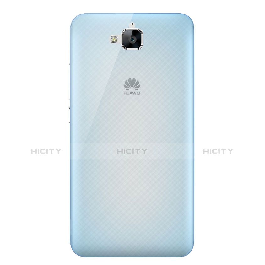 Custodia Ultra Slim Trasparente Rigida Opaca per Huawei Enjoy 5 Blu