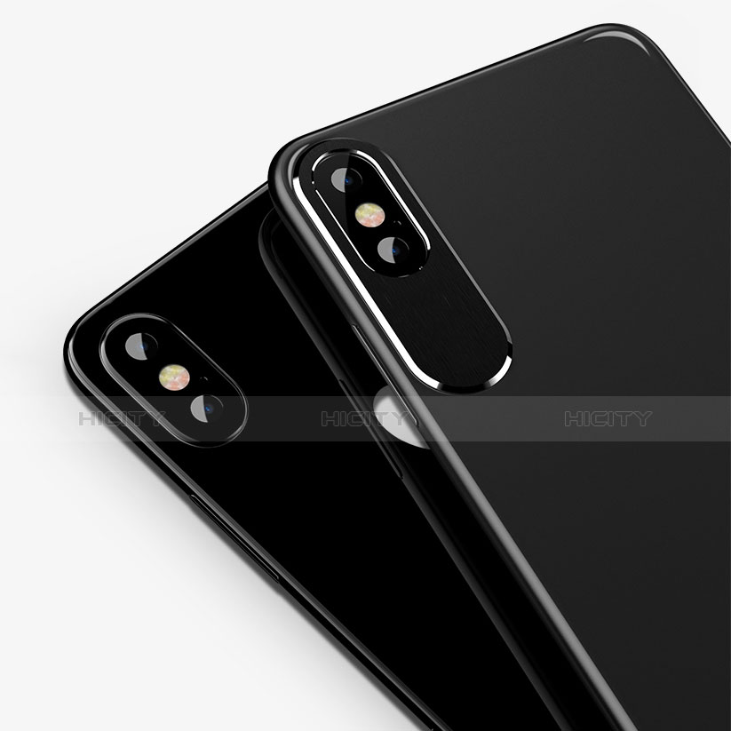 Custodia Ultra Sottile Rigida Opaca per Apple iPhone X Nero