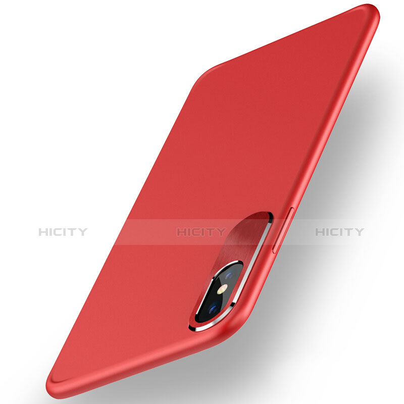 Custodia Ultra Sottile Rigida Opaca per Apple iPhone Xs Max Rosso