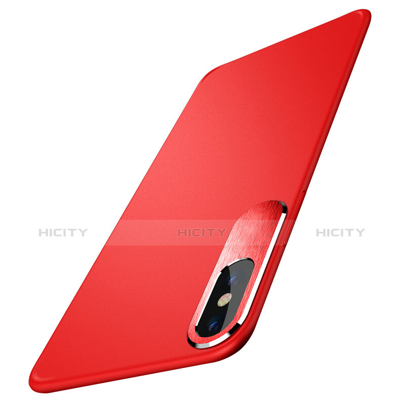 Custodia Ultra Sottile Rigida Opaca per Apple iPhone Xs Rosso
