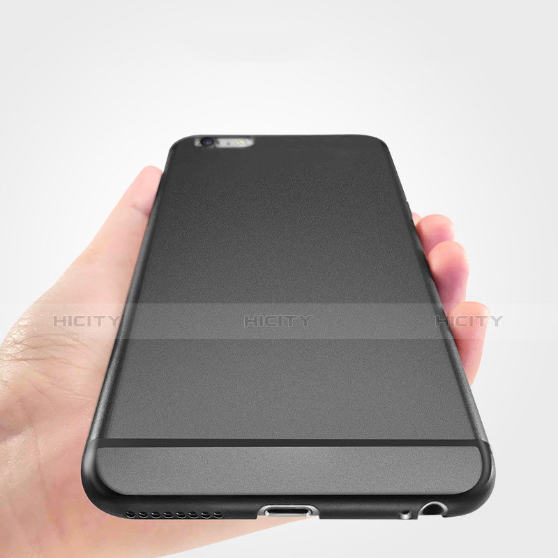 Custodia Ultra Sottile Rigida Opaca U01 per Apple iPhone 6 Plus Nero