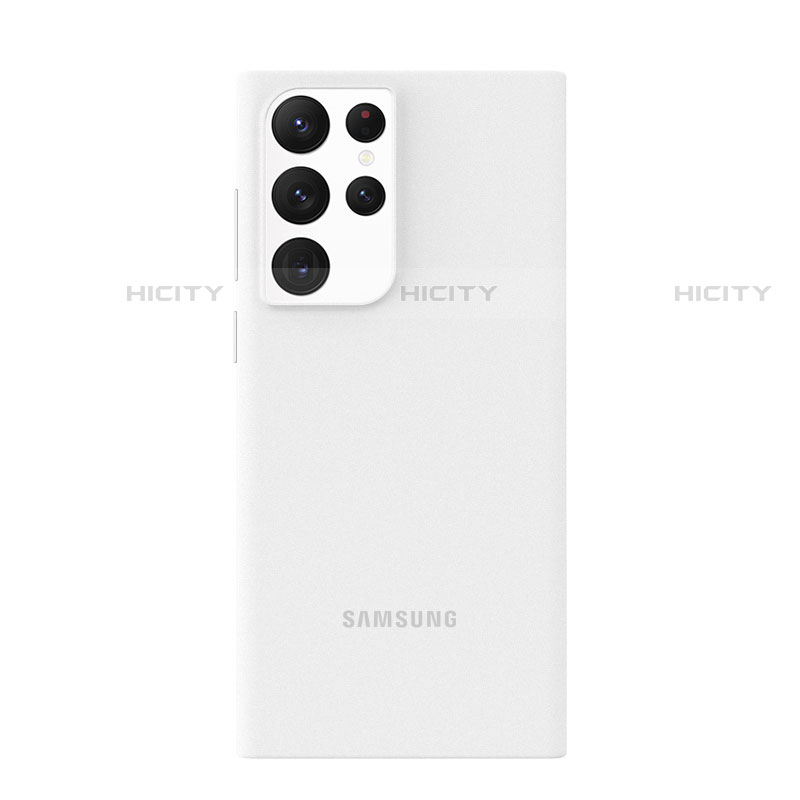 Custodia Ultra Sottile Trasparente Rigida Cover Opaca C01 per Samsung Galaxy S21 Ultra 5G