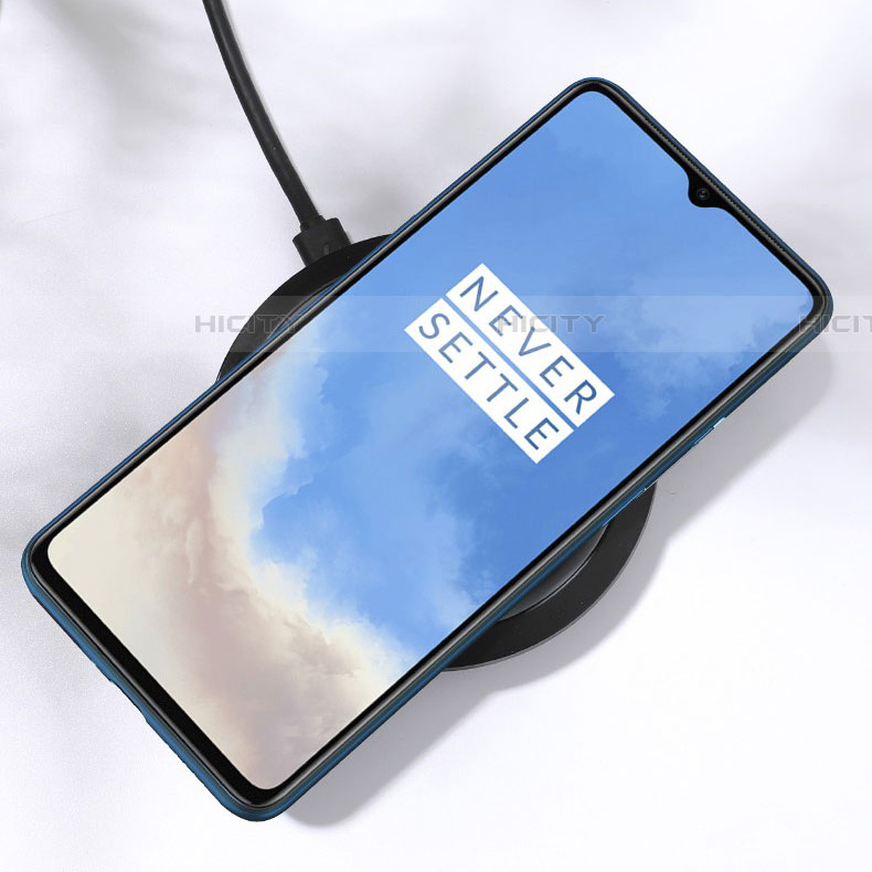 Custodia Ultra Sottile Trasparente Rigida Cover Opaca H01 per OnePlus 7T