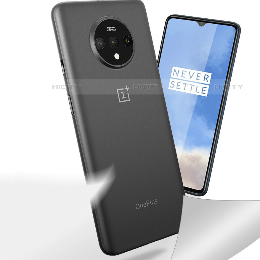 Custodia Ultra Sottile Trasparente Rigida Cover Opaca H01 per OnePlus 7T