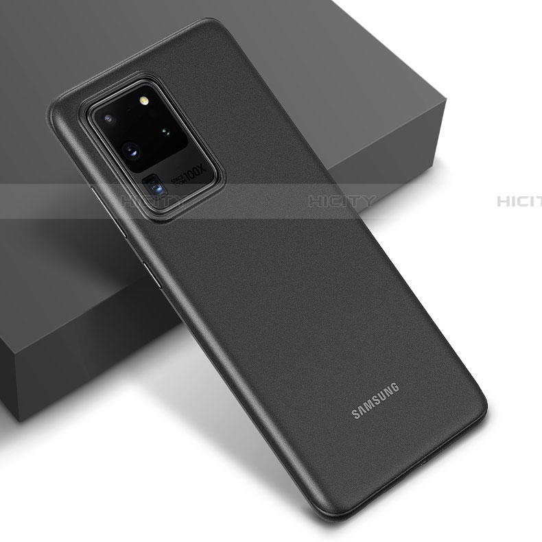 Custodia Ultra Sottile Trasparente Rigida Cover Opaca H01 per Samsung Galaxy S20 Ultra