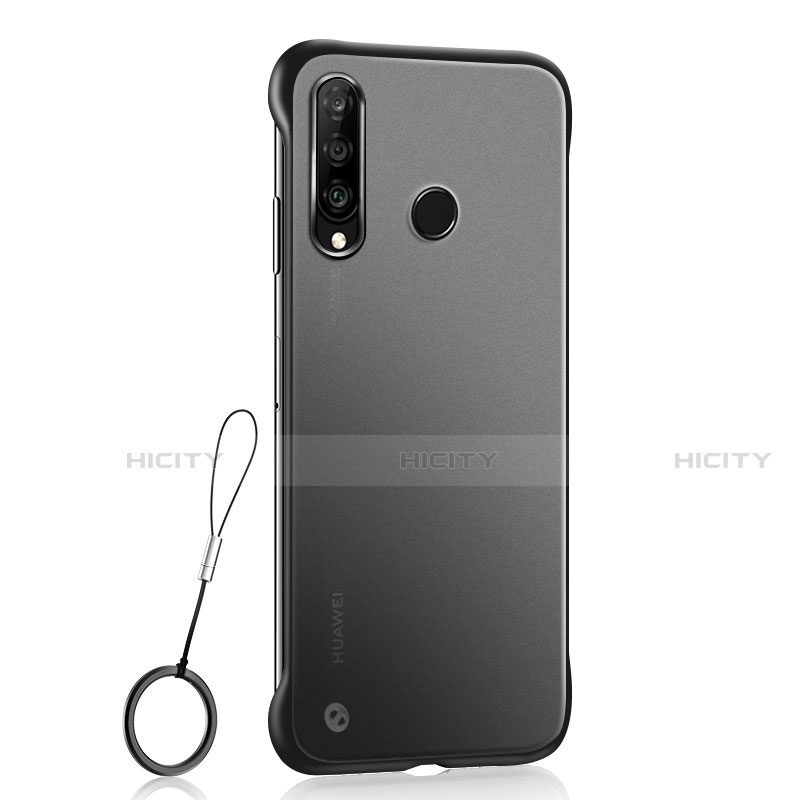 Custodia Ultra Sottile Trasparente Rigida Cover Opaca H05 per Huawei Nova 4e Nero