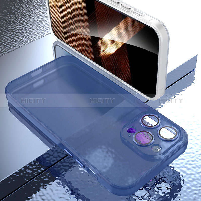 Custodia Ultra Sottile Trasparente Rigida Cover Opaca QC per Apple iPhone 14 Pro