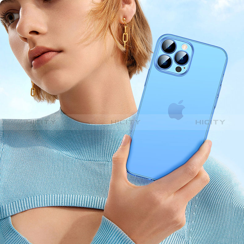 Custodia Ultra Sottile Trasparente Rigida Cover Opaca QC1 per Apple iPhone 12 Mini