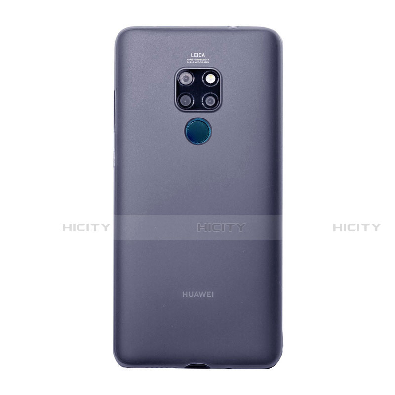 Custodia Ultra Sottile Trasparente Rigida Cover Opaca U01 per Huawei Mate 20 Blu