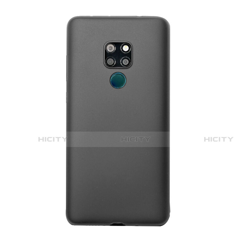 Custodia Ultra Sottile Trasparente Rigida Cover Opaca U01 per Huawei Mate 20 Nero