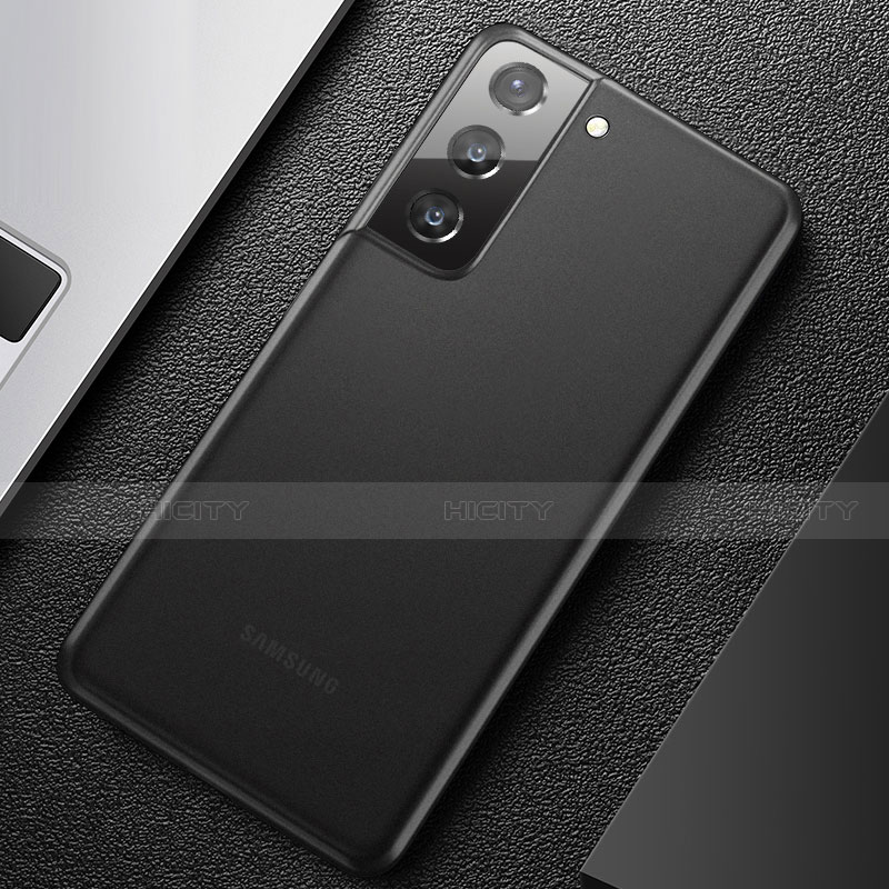 Custodia Ultra Sottile Trasparente Rigida Cover Opaca U01 per Samsung Galaxy S21 5G Grigio