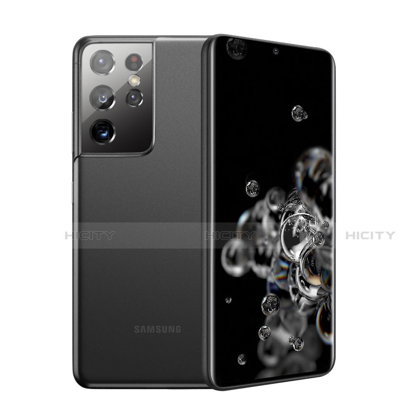 Custodia Ultra Sottile Trasparente Rigida Cover Opaca U01 per Samsung Galaxy S21 Ultra 5G