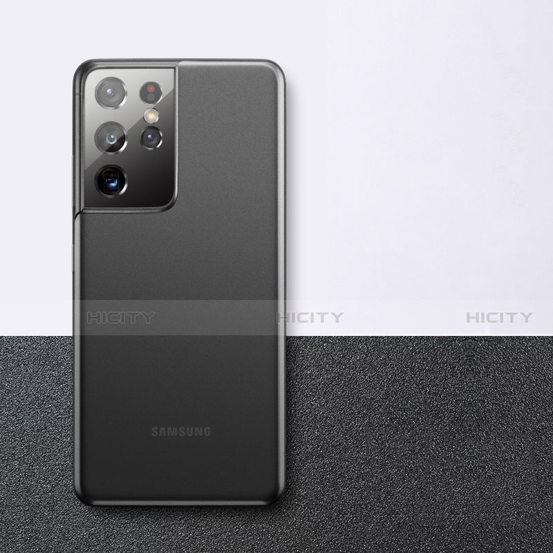 Custodia Ultra Sottile Trasparente Rigida Cover Opaca U01 per Samsung Galaxy S21 Ultra 5G